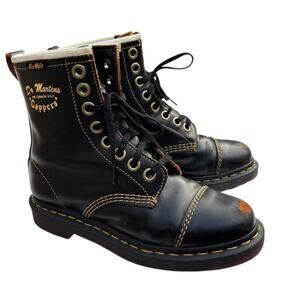 Dr Marten Capper Vintage Smooth Leather Boots Womes's Size 6*